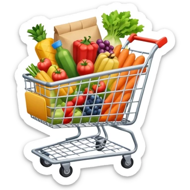 carrello della spesa sticker