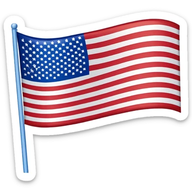 Usa flag sticker