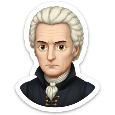 John Byron, grandfather of Lord Byron, born 1723 sticker