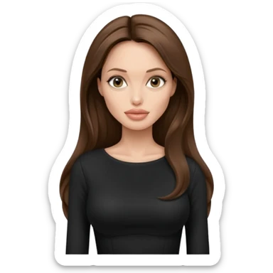 Angelina Jolie up to the waist sticker