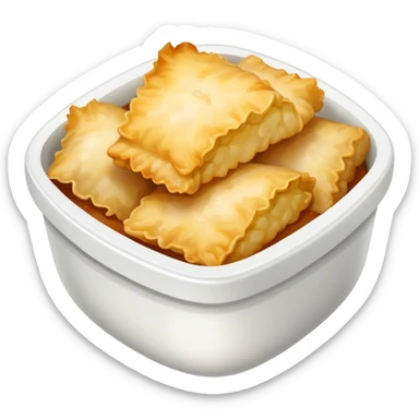 bacalao salt cod fish, traditional Lenten dish sticker