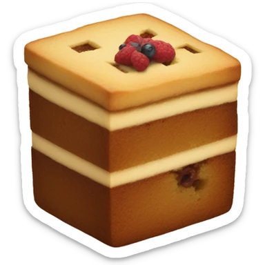 Ancient Maji bearing pound cake sticker
