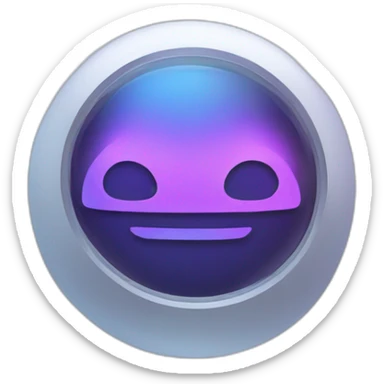 futuristic erp logo sticker