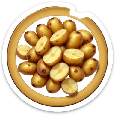 patate dejeuné sticker