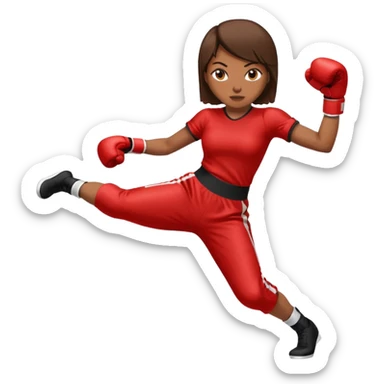 womanthai boxing wear boxing suit hit click high legs sticker