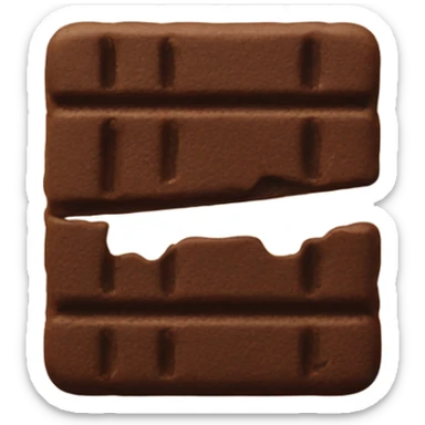 black Bourbon biscuit sticker