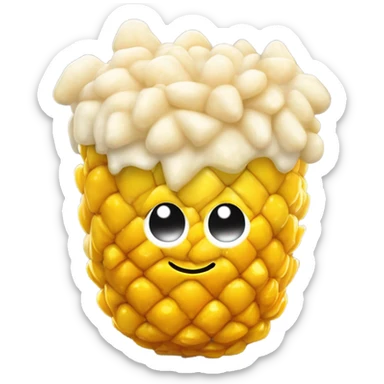 granos de elote sueltos sticker