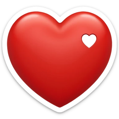 An heart ❤️ with a S write sticker