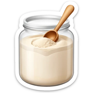 1 scoop de colageno (en un tarro) sin que se caiga sticker