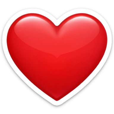 Cards that are neon red, valentines themed sticker