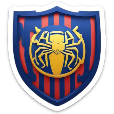 unionistas salamanca football club emblem spiderman sticker