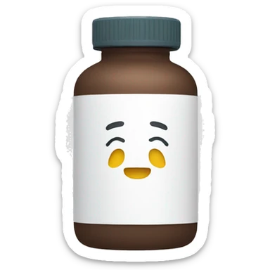 supplement bottle sticker