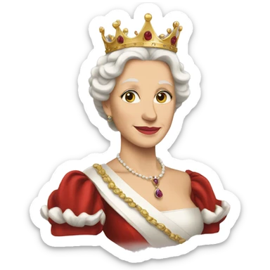 queen ENGLAND sticker