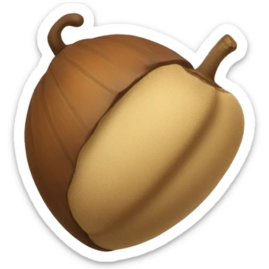 an acorn sticker