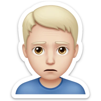 Just ate something bad emoji face sticker