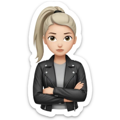 คาแรกเตอร์: สายลุย มั่นใจ ฉลาด สุขุม
ลุคอิโมจิ:

สีตาสีเทาอ่อน เห็นชัดเจนมาก

คิ้วได้รูป มองแล้วดูสตรอง

ผมหางม้าสู

ลุคสตรีทแฟชั่น
ผิวขาวอมชมพู

ท่าโพสกอดอก
ฟีล: Girl Boss, cool beauty, minimal but powerful sticker