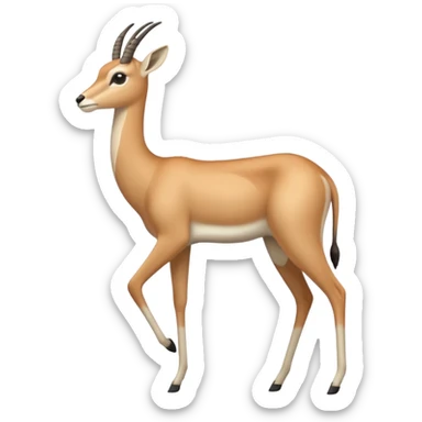 gazelle sticker