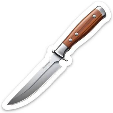 trailing point knife sticker