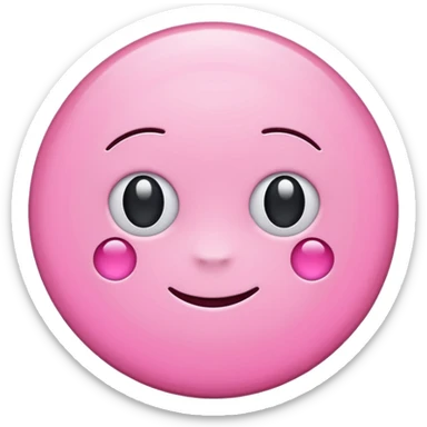 Pink circle Samsung style sticker