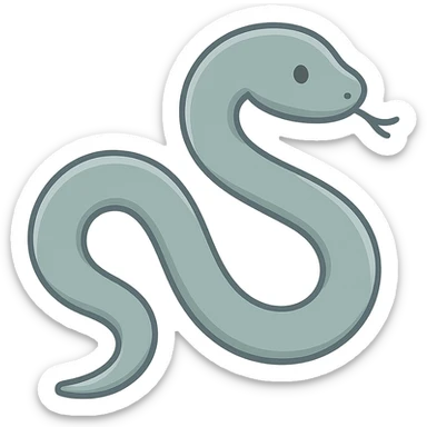 Edit the snake symbol of the year in Feng Shui, Chinese Eastern style with thin clean contours, soft rounded shapes, pastel palette #98B5BC, #B5B3C1, #C9A3C9, #E4C0CA, #F7DCD1, #F7C0AA, detailed shadows and highlights, soft lighting, transparent background, less cute, no decorative elements. Silhouette and appearance as in the reference. sticker