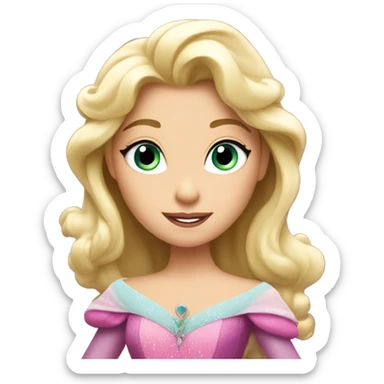 Aurora from sleeping beauty sticker