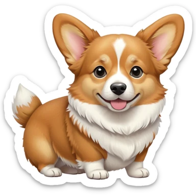 Sable Pembroke welsh corgi sticker