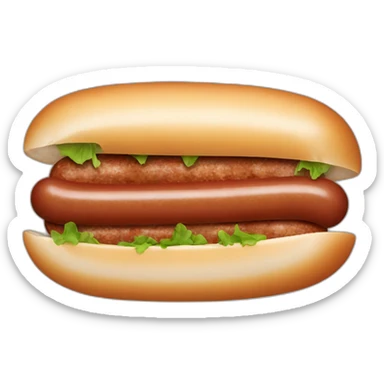 bratwurst sausage sticker