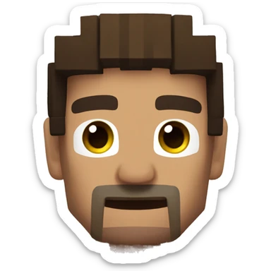 jewish minecraft villager sticker