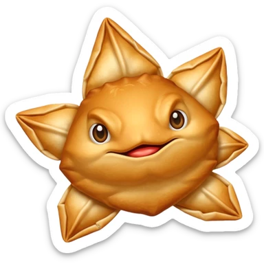 Crab rangoon sticker