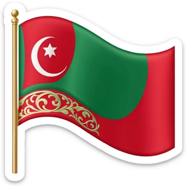 Chechen flag sticker