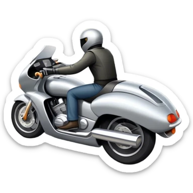 An icon showing a car and a motorcycle speeding through a winding road, with the car’s sleek silhouette blending into the curve of the road while the motorcycle zips past. The scene should capture the thrill of the ride, the freedom of the open road. transparent background. sticker