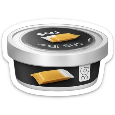 sachet de snus sticker