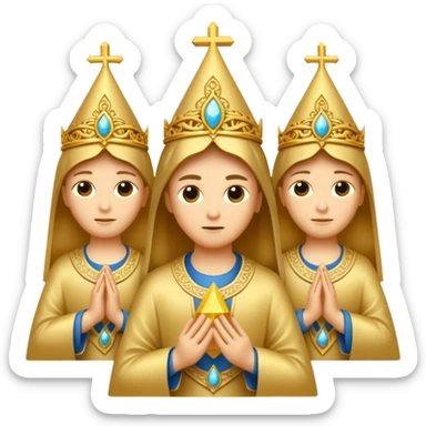 the holy triad sticker