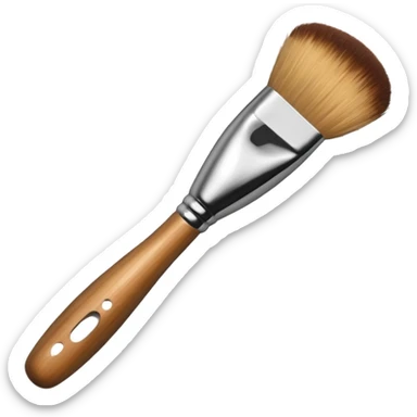 Pincel de maquiagem sticker