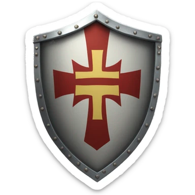 Crusader shield sticker