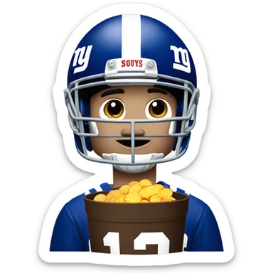 Make Daniel jones on the NY Giants but he’s a trash can, he’s number 8 sticker
