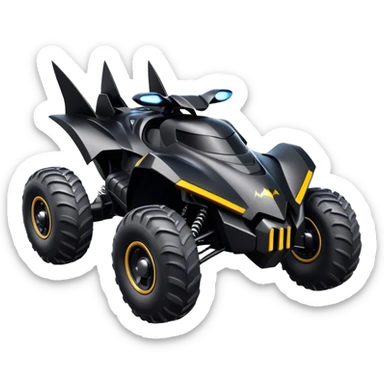 batmobile atv raptor 700 sticker