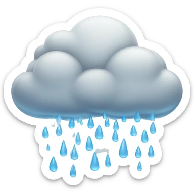 cloud rain sticker