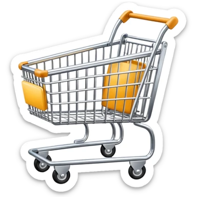 carrello della spesa vuoto sticker