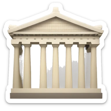 Japanese Parthenon  sticker