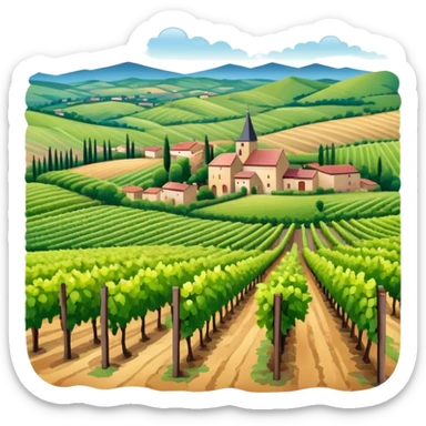 Beaujolais terroir sticker