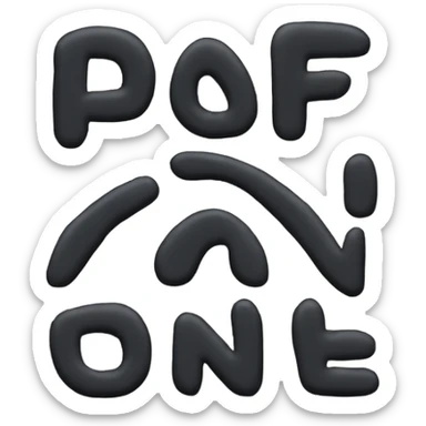 display the word Fon-Z sticker