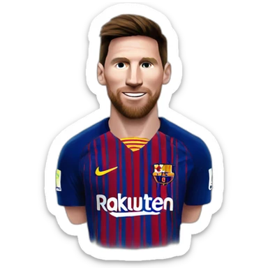 Messi mais une baffe à Mbappé  sticker