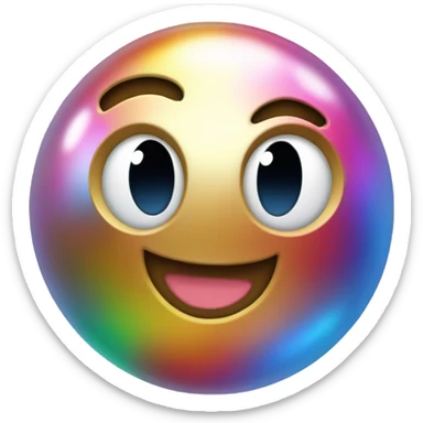 Metal cute Kirby ball driving on 4 car wheels sticker