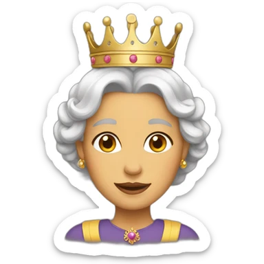 queen of englang sticker