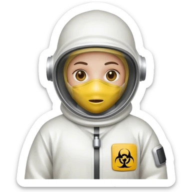 Hazmat suit sticker
