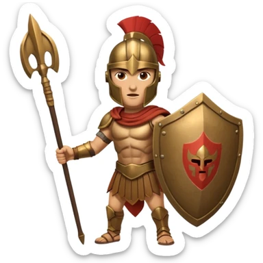 I need a Spartan emoji sticker