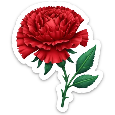 Un clavel rojo  sticker