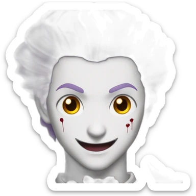 Hisoka vampire sticker