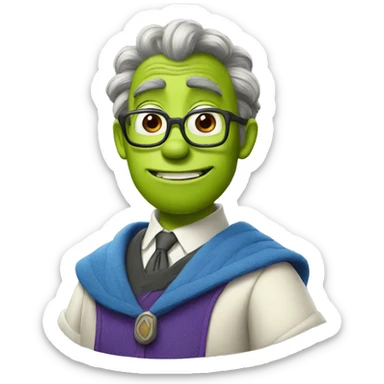 Professor Knight Monsters University  sticker